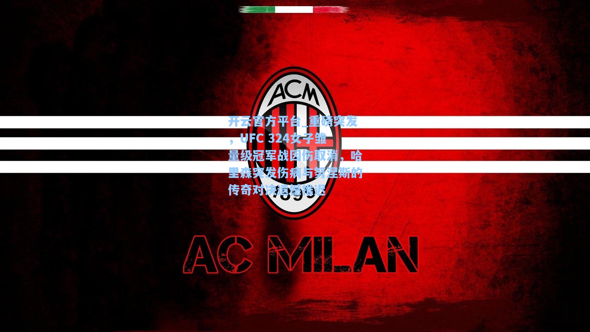 重磅突发,UFC 324女子雏量级冠军战因伤取消,哈里森突发伤病与努涅斯的传奇对决遗憾推迟